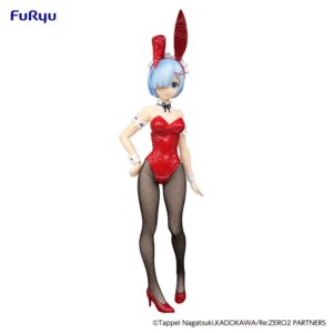 Re:Zero statuette PVC BiCute Bunnies Rem Red Color ver. 29 cm