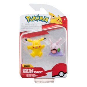 Pokémon pack 2 figurines Battle Figure Pack Pikachu & Mucuscule 5 cm