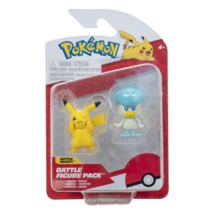 Pokémon Gen IX pack 2 figurines Battle Figure Pack Pikachu & Coiffeton 5 cm