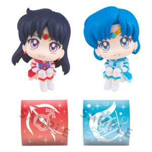 Sailor Moon Cosmos statuettes PVC Look Up Eternal Sailor Mercury & Eternal Sailor Mars Set 11 cm