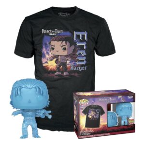 Figurine POP Eren Jäger + T-Shirt (M) – L’attaque des Titans