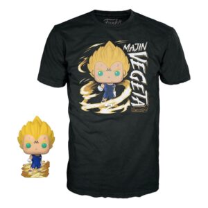 Dragonball Z POP! & Tee set figurine et T-Shirt Majin Vegeta (GW) (S)