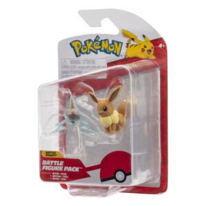 Pokémon pack 2 figurines Battle Figure Set Évoli #4, Motisma 5 cm