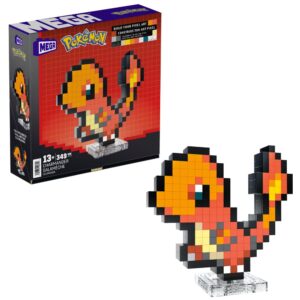 Pokémon jeu de construction MEGA Salaméche Pixel Art