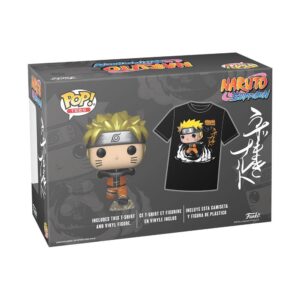 Naruto POP! & Tee set figurine et T-Shirt Naruto Running (M)