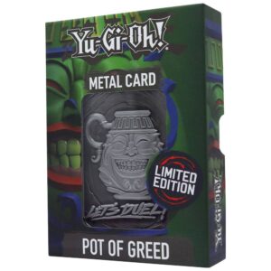 Yu-Gi-Oh! réplique Card Pot of Greed Limited Edition