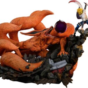 Naruto Shippuden statuette 1/8 Battle of Destiny Namikaze Minato vs Kurama 59 cm