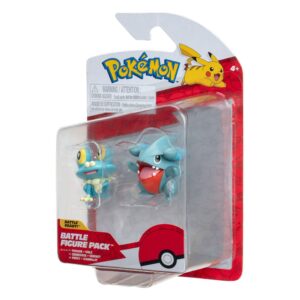 Pokémon pack 2 figurines Battle Figure First Partner Set Griknot, Grenousse 5 cm