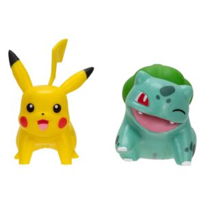 Pokémon pack 2 figurines Battle Figure First Partner Set Bulbizarre #2, Pikachu #1