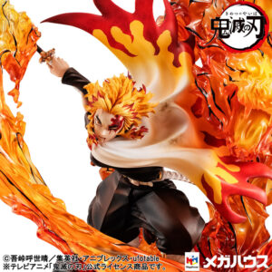 Demon slayer: Kimetsu no Yaiba Kyojuro G.E.M. Precious Series 1/8 statuette PVC Rengoku Flame Breathing Fifth Form:Flame Tiger 24 cm