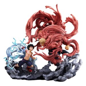 My Hero Academia statuette PVC Super Situation Izuku Midoriya vs. Muscular 30 cm