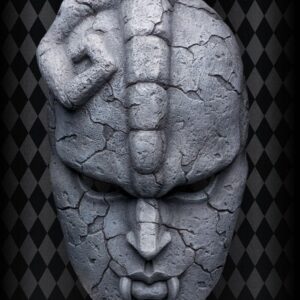 JoJo’s Bizarre Adventure Part 1: Phantom Blood Statue 1/1 Chozo Art Collection Stone Mask 25 cm