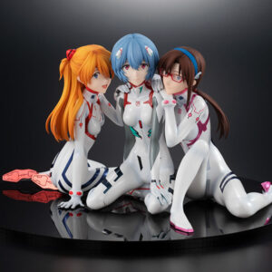 Evangelion: 3.0+1.0 Thrice Upon a Time statuette PVC 1/8 Asuka/Rei/Mari: Newtype Cover Ver.