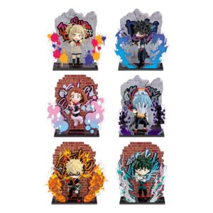 My Hero Academia assortiment figurines Wall Art Collection Heroes & Villains 6 cm (6)