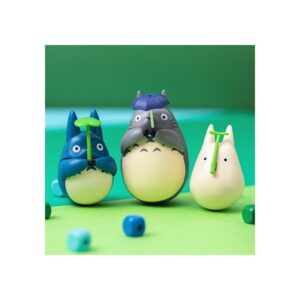 Mon voisin Totoro figurine culbuto Small Totoro with leaf 5 cm