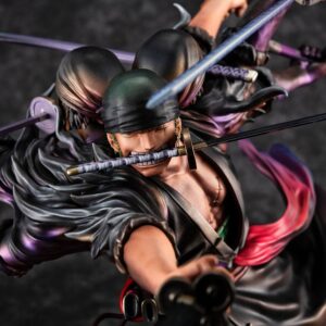 One Piece statuette Excellent Model P.O.P. SA-Maximum Roronoa Zoro Ver. Demon Spirit Kyuutouryuu Asura 17 cm