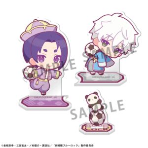 Blue Lock The Movie acryl Stand Buddycolle Episode Nagi A: Seishiro Nagi & Reo Mikage Panda ver. 14 cm